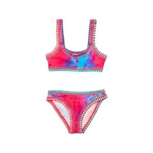 PilyQ girls Sporty Rainbow
Embroidered Bikini, size 2